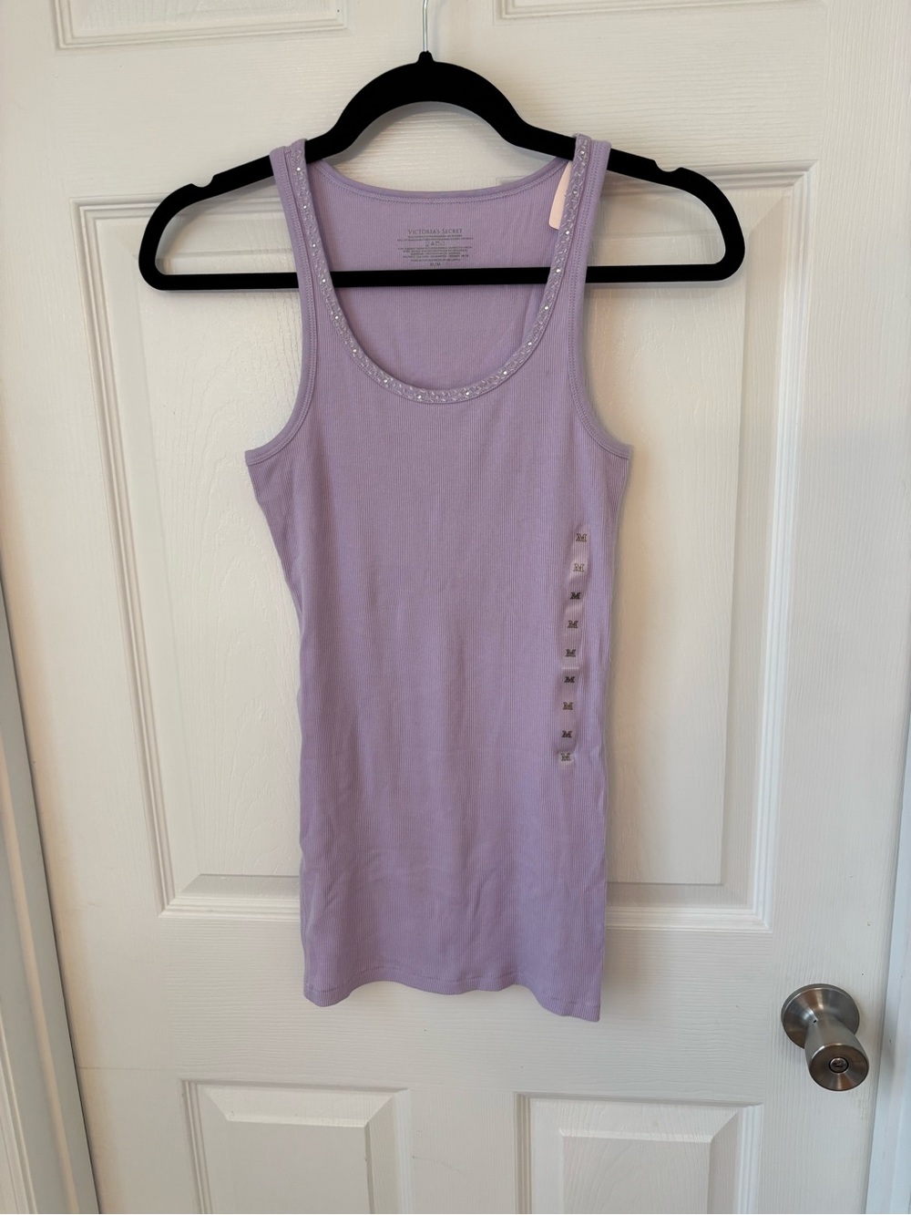 Victoria's Secret Lavender Embellished Neck Tank